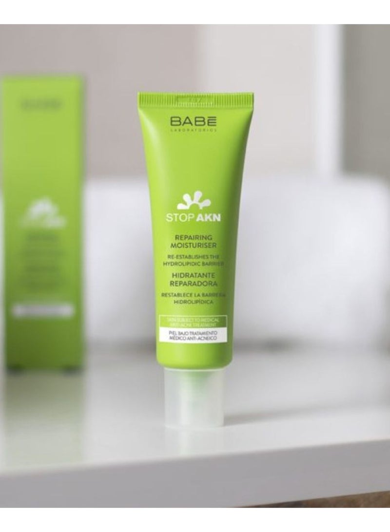 Babe Laboratorios Babé Stop AKN Repairing Moisturiser Re-Establishes the Hydrolytic Barrier 50ml - Image 4