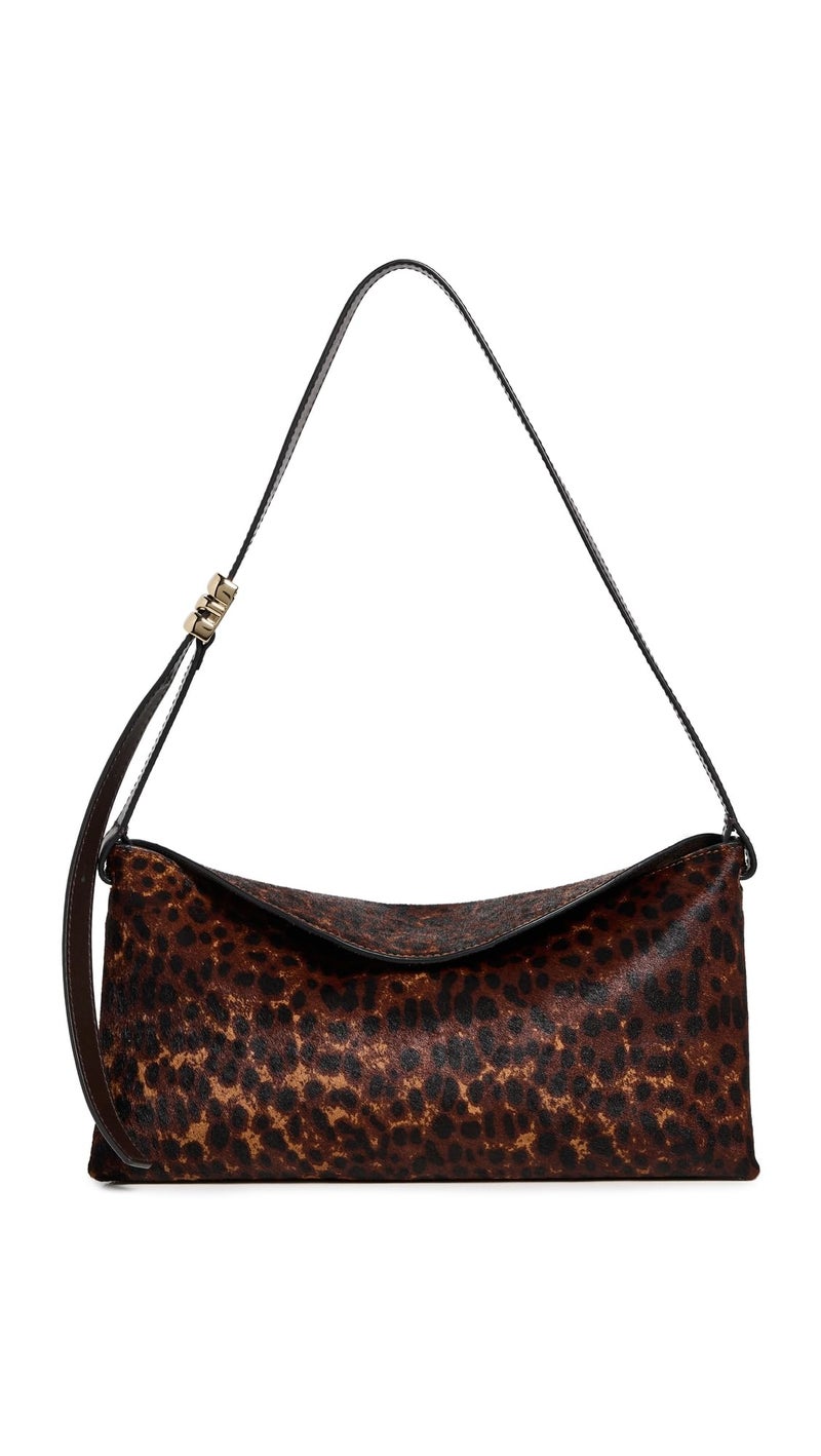 Made Well Madewell Women's Date Night Party Leopard Shoulder Bag, Caramel Multi, One Size - Image 1