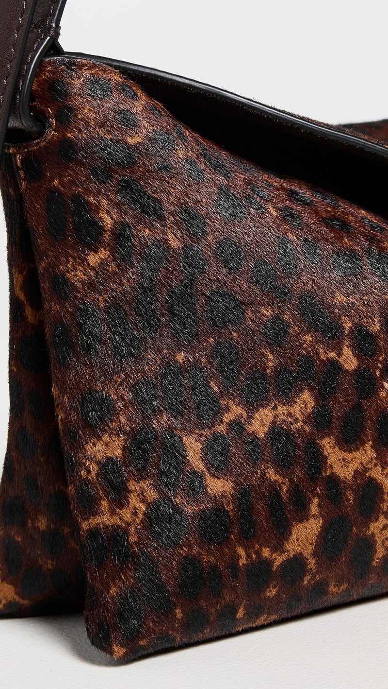 Made Well Madewell Women's Date Night Party Leopard Shoulder Bag, Caramel Multi, One Size - Image 4