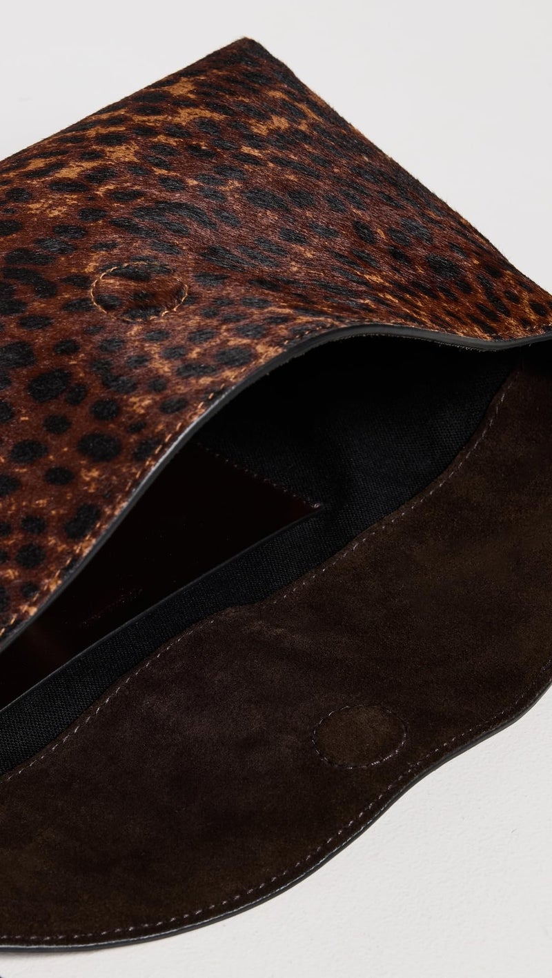 Made Well Madewell Women's Date Night Party Leopard Shoulder Bag, Caramel Multi, One Size - Image 5