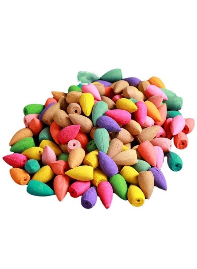 Natural Rewind Incense Cones – Sandalwood, Mugwort & Floral Scents (60 pcs) - Image 1