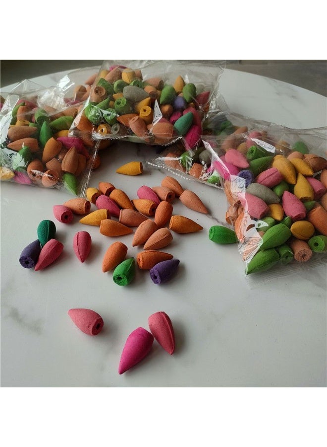 Natural Rewind Incense Cones – Sandalwood, Mugwort & Floral Scents (60 pcs) - Image 3