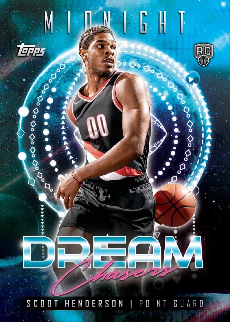 Topps 2023/24 Topps Midnight Basketball Hobby Trading Card Box (3 Chrome Autographs Per Hobby Box) - Image 4