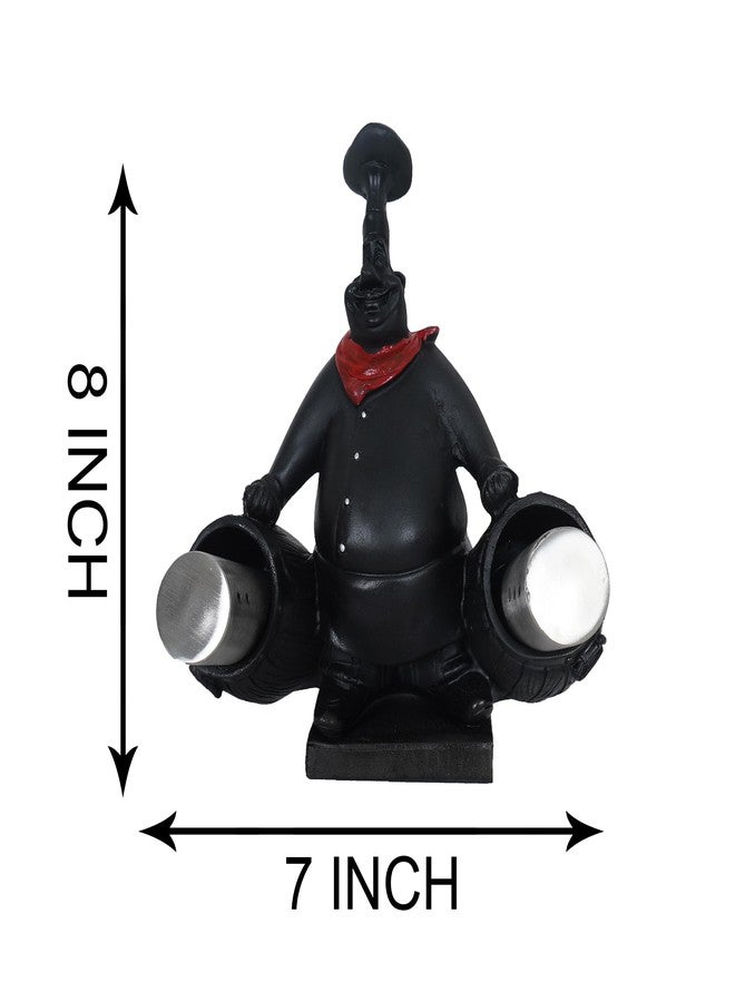 zart Resin Kitchen Tool Set, Spatula, Salt/Pepper Shaker, for Home or Office Black (8Inch) - Image 3