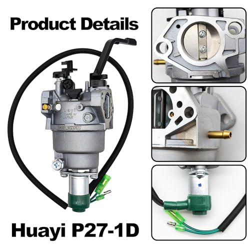 YGQ 420cc 389cc GX390 Generator Carburetor Kit Huayi P27-1D Carb Kit OEM for Champion Predator Generac 439cc 459cc 6500 8750 9000 5500 7000 8000 7500 9500 - Image 2