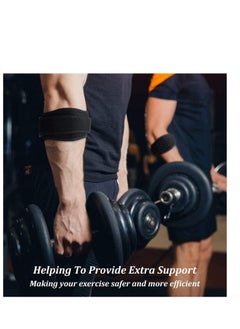 Y&D Elbow Support Brace, for Tennis and Golfer's Pain Relief, or Men Women, Adjustable Strap Arm Brace with EVA Compression Pad Weightlifting  - Image 2