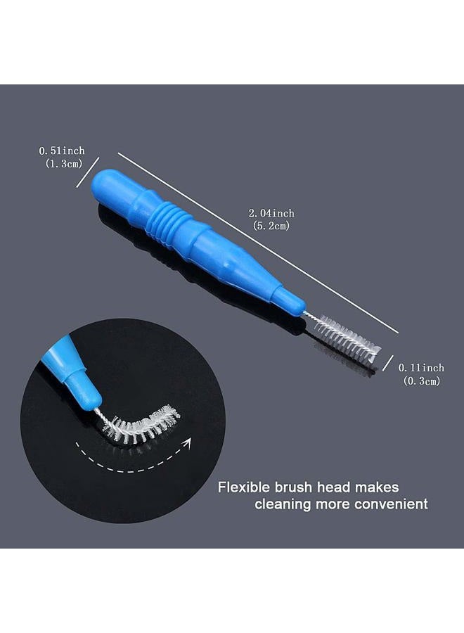 EWINEVER 50 Pieces Interdental Brush,Toothpicks Tooth Flossing Head Oral Dental Hygiene Brush,Teeth Cleaner Dental Floss Stick Tooth Cleaning Tool (3 Sizes-50PCS) - Image 2