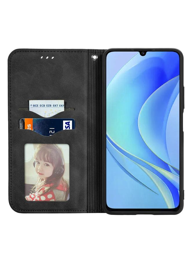 S-TOP Case For Huawei Enjoy 50 Retro Skin Feel Magnetic Leather Phone Case - Image 3