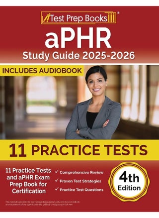 aPHR Study Guide 2025-2026: 11 Practice Tests and aPHR Exam Prep Book for Certification [4th Edition] - pzsku/ZC9954683C29B5310E010Z/45/_/1737572257/973f916a-dd25-42e0-9d89-733bc170635b
