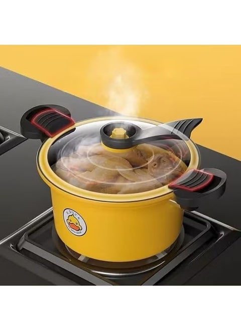 3.5Liters Multifunctional small pressure cooker non-stick quick soup MEDIUM Size 22 Cm -3.5Liters Multicolour