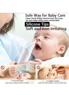 Gonice Baby Nasal Aspirator, Baby Nose Sucker Electric Nose Cleaner, with 3 Suction Levels and 3 Sizes Silicone Tips with Music Soothing Function, Rechargeable  - Image 3