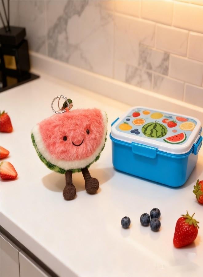 لعبة محشوة أميوزيبلز بطيخ — دمية فاكهة ناعمة ولطيفة للزينة والهدايا - Image 4