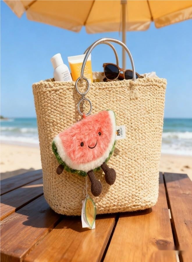 لعبة محشوة أميوزيبلز بطيخ — دمية فاكهة ناعمة ولطيفة للزينة والهدايا - Image 2