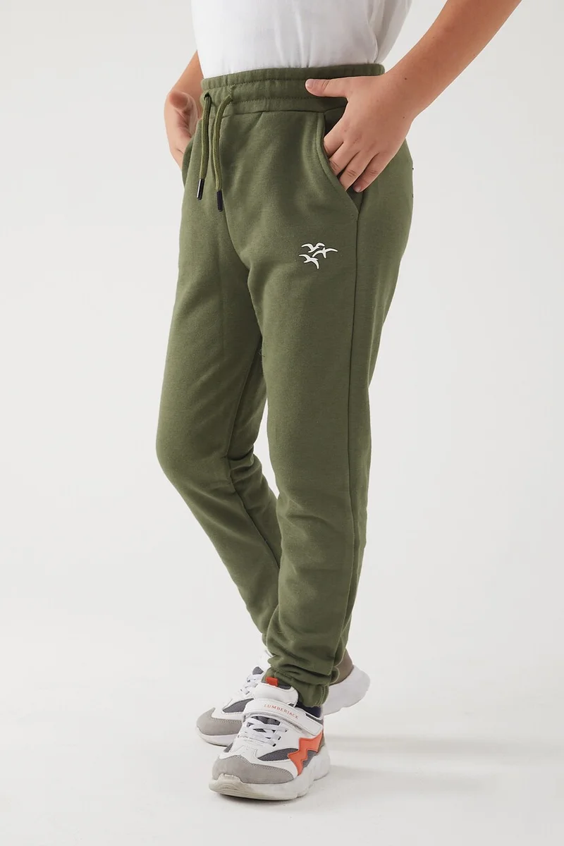Twenty3 Girls' 3 Thread Pocket Printed Sweatpants with Elastic Waist and Legs