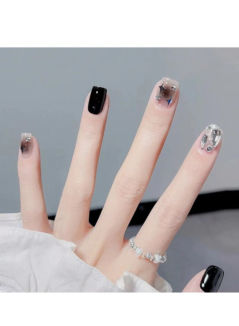 general 24 Pieces False Nails Set,Universal European And American Manicure, Detachable Nail Stickers - Image 2