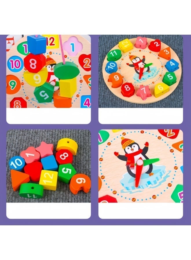 ألعاب مونتيسوري للفتيان البالغين من العمر 3 سنوات ، ألعاب خشبية للأطفال 5PCS ، ألعاب الصبي الطفل 3-6 سنوات ، لعبة التعلم التعليمي قبل المدرسة للأطفال - Image 5