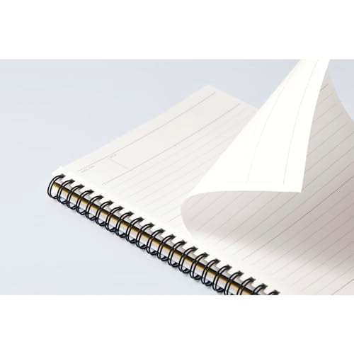 Maruman MNEMOSYNE Soft Cover Notebook 8.27 x 5.83 Inches (A5), 7mm ruled 24-line, 80 Sheets, Off-White, 1 ea. (N295-06) - Image 5