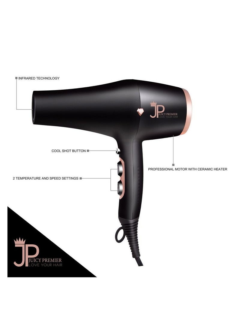 HAIR DRYER WITH INFRARED