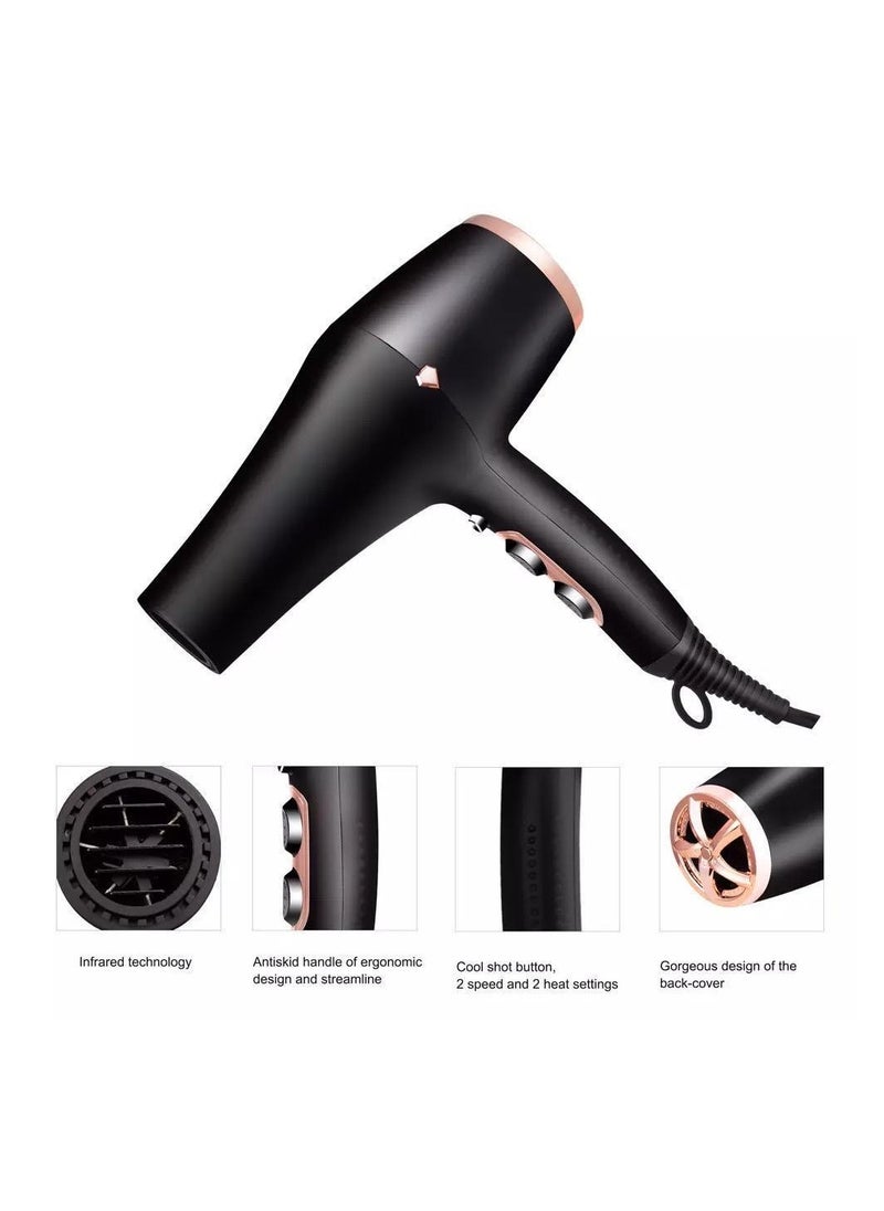 HAIR DRYER WITH INFRARED