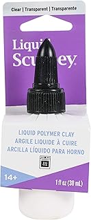 Sculpey Sculpey Liquid Ã‚Â® Liquid Polymer Oven-Bake Clay, Clear, 1 oz. bottle, Great for jewelry, holiday, DIY, mixed media,  - Image 1