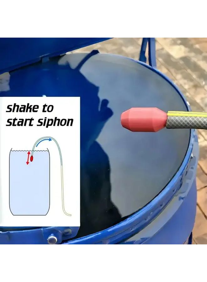 Orange Inertial Motion Garden Watering Can Heavy Duty Siphon Tube With Base Us Eu Connectors - Image 2