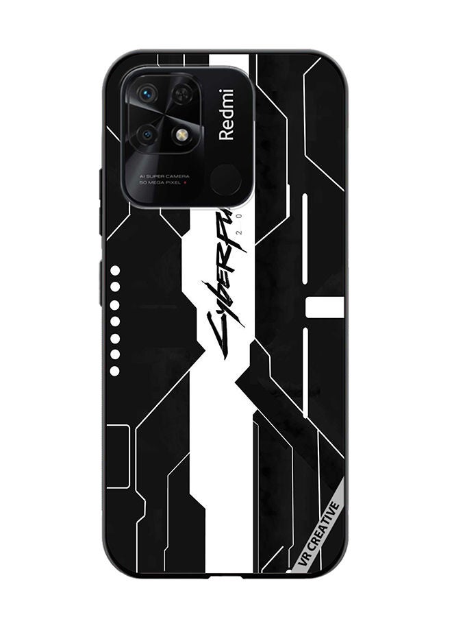 VR CREATIVE Protective Case Cover For Xiaomi Redmi 10C Cyberpunk Design Multicolour - Image 1