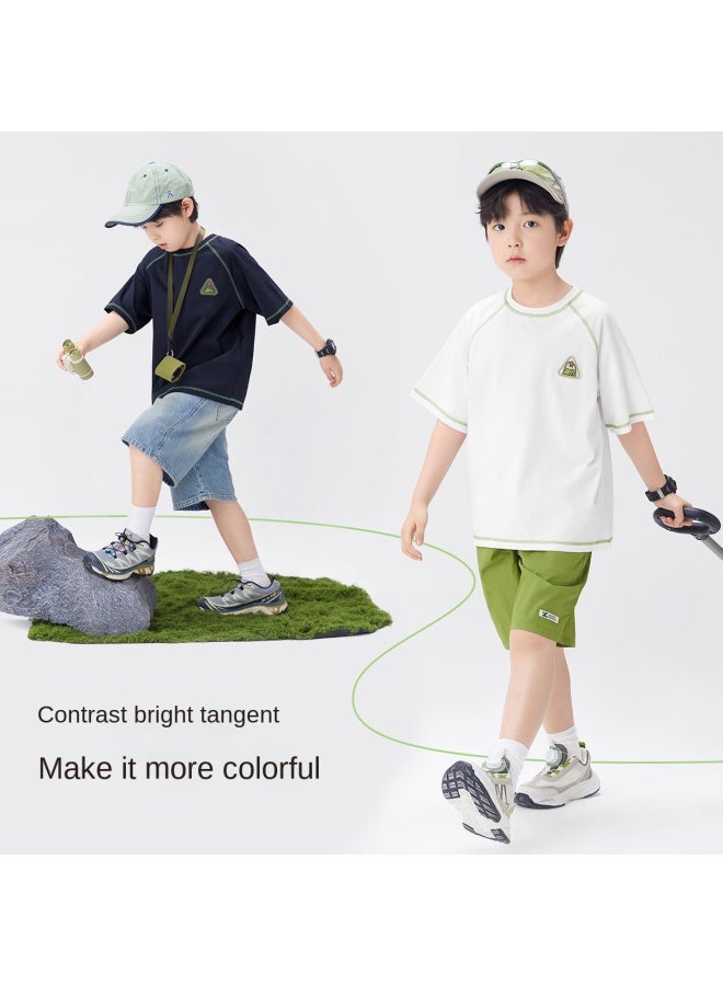 Zuoxi Kids Quick-dry Cool T-shirt - Boys' Short Sleeve Summer Training Top With Cooling Technology, Lightweight Athletic Shirt For Big Kids & Youth - Image 5