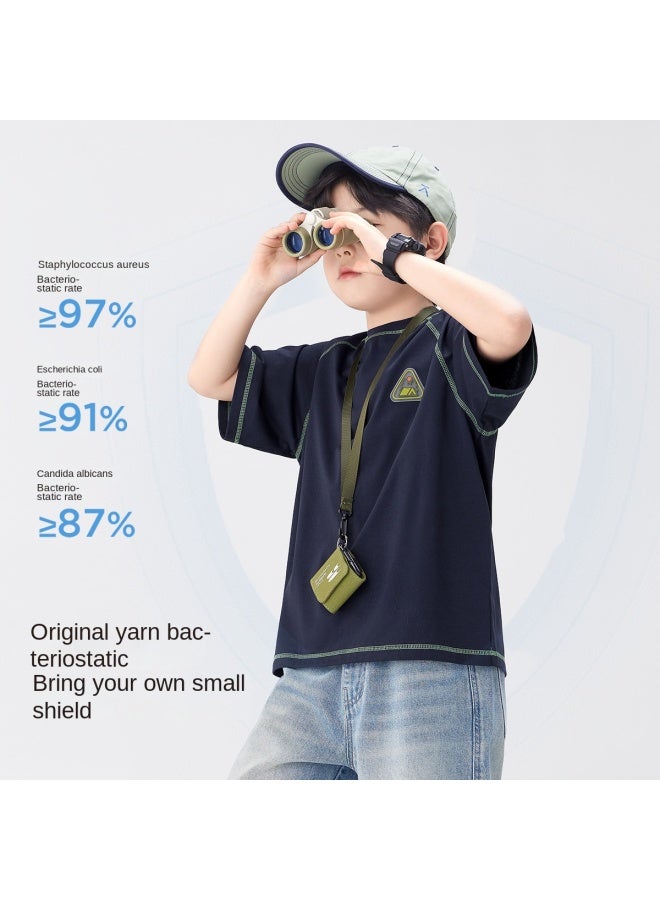Zuoxi Kids Quick-dry Cool T-shirt - Boys' Short Sleeve Summer Training Top With Cooling Technology, Lightweight Athletic Shirt For Big Kids & Youth - Image 4