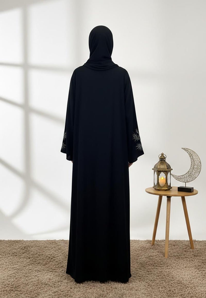 NUKHBAA Intricate beadwork abaya-840 - Image 4