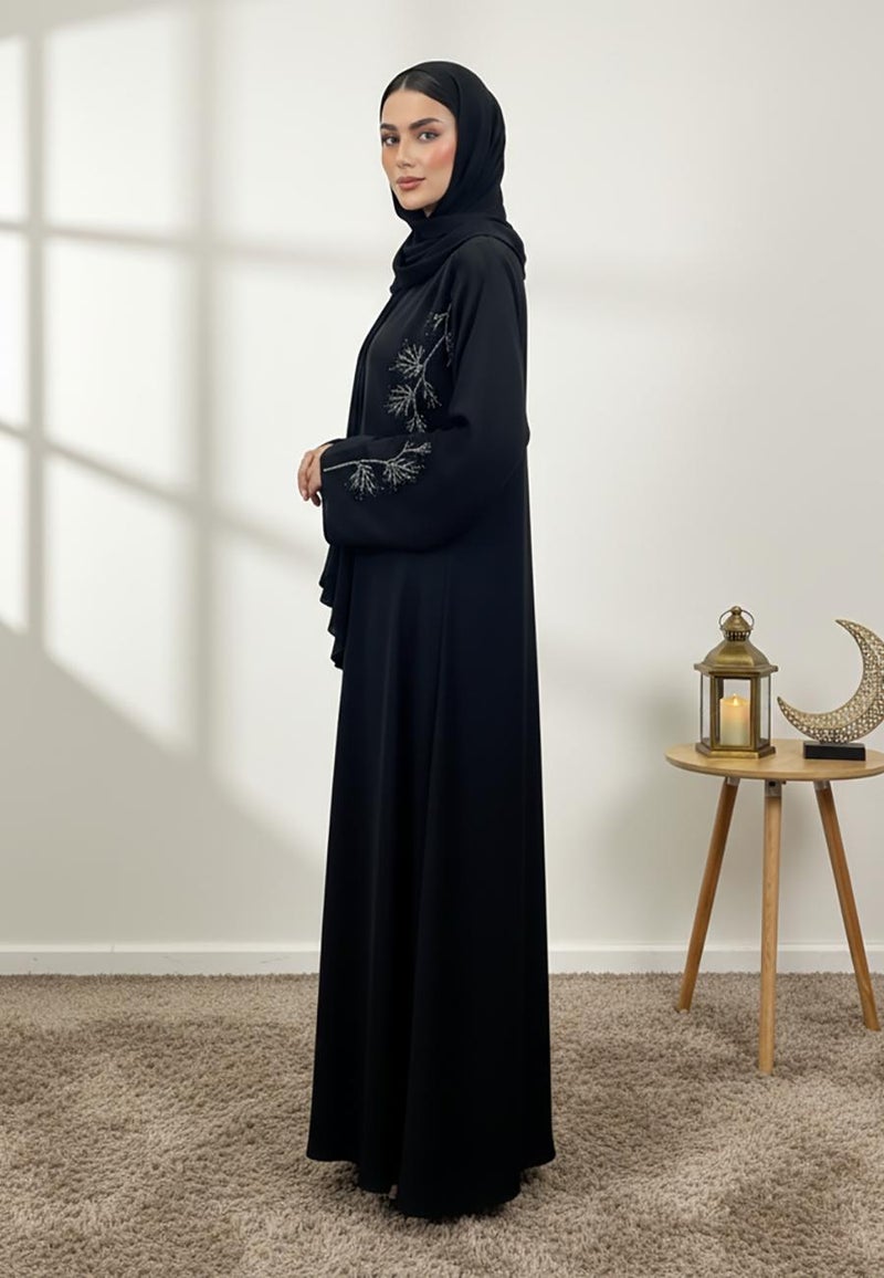 NUKHBAA Intricate beadwork abaya-840 - Image 2