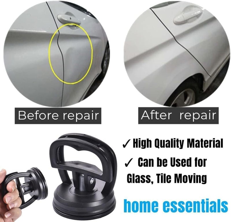 SWIUKPHE Suction Cup Dent Puller Handle Lifter-Universal Car Remover Kit for Repair, Tools,Glass,Tiles, Mirror, Granite Lifting and Objects Moving, Black 2 Pcs - Image 5