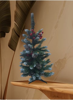 Generic 60-centimetre Artificial Pine Christmas Tree With Stand Green  - Image 2