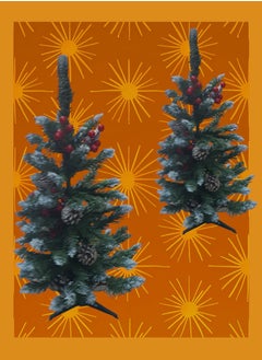 Generic 60-centimetre Artificial Pine Christmas Tree With Stand Green  - Image 3