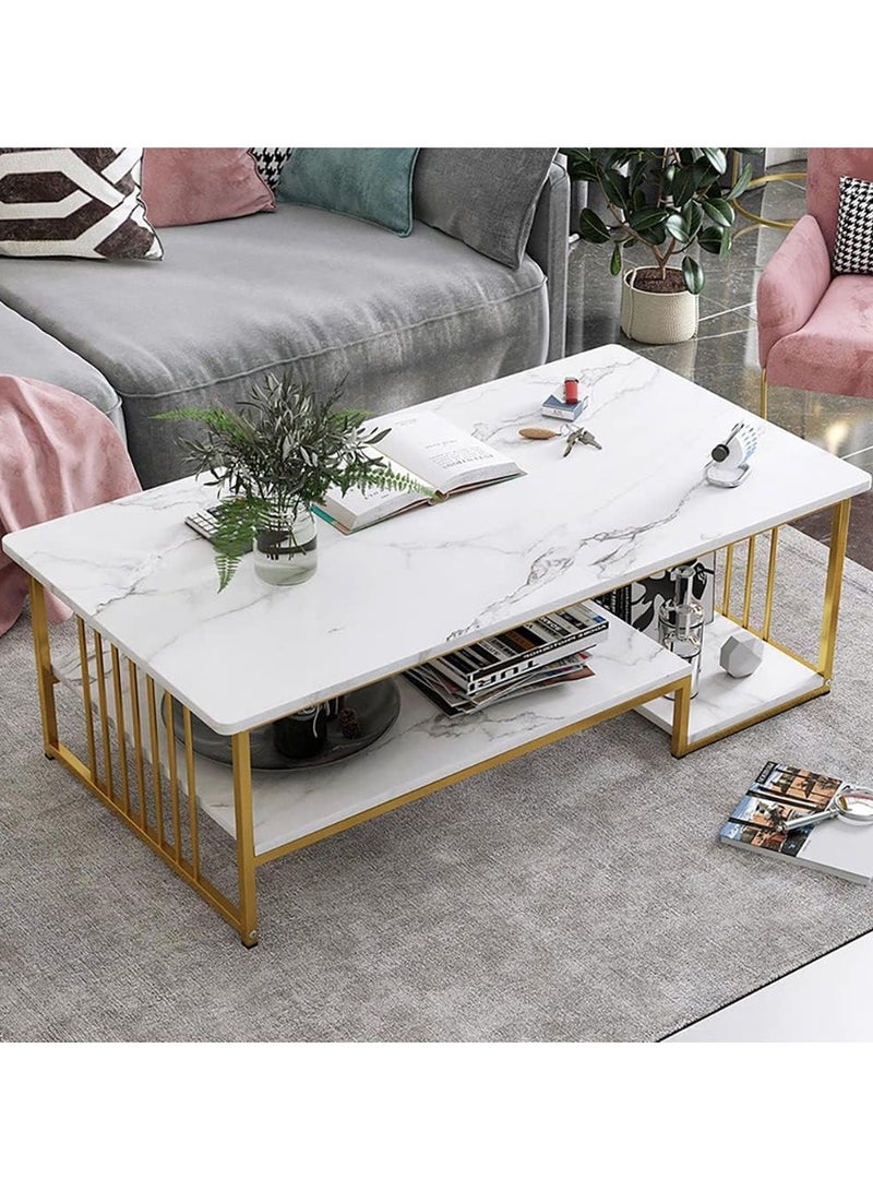 DubaiGallery Living Room Home Small Apartment Light Luxury Modern Small Table, Multifunctional Creative Wooden Furniture - Image 2