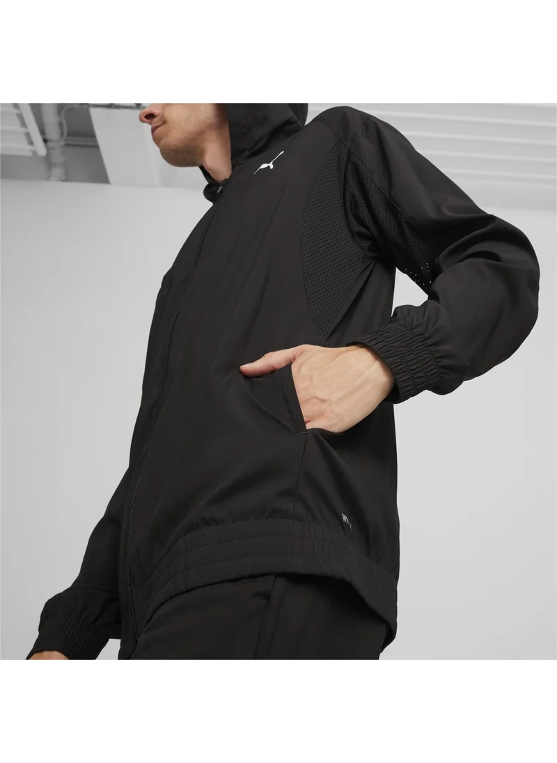 PUMA Fit Men's Zippered Woven Jacket