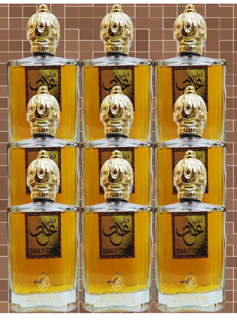 نجمة 9 قطع عطر ديلي عود 100 مل EDT