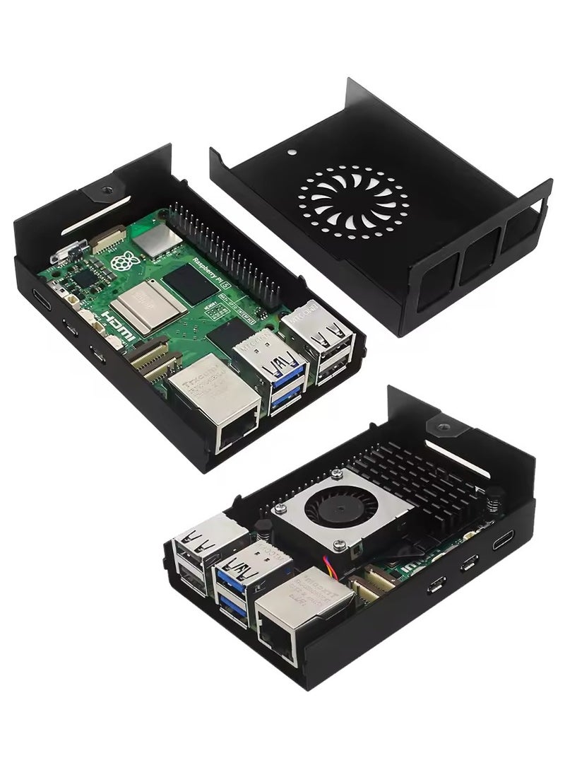 Generic - Raspberry Pi 5 Metal Case With Active Cooler - Image 1