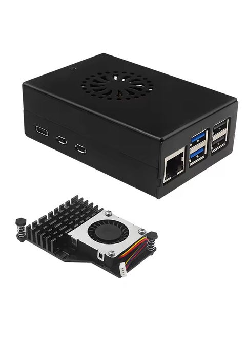 Raspberry Pi 5 Metal Case With Active Cooler