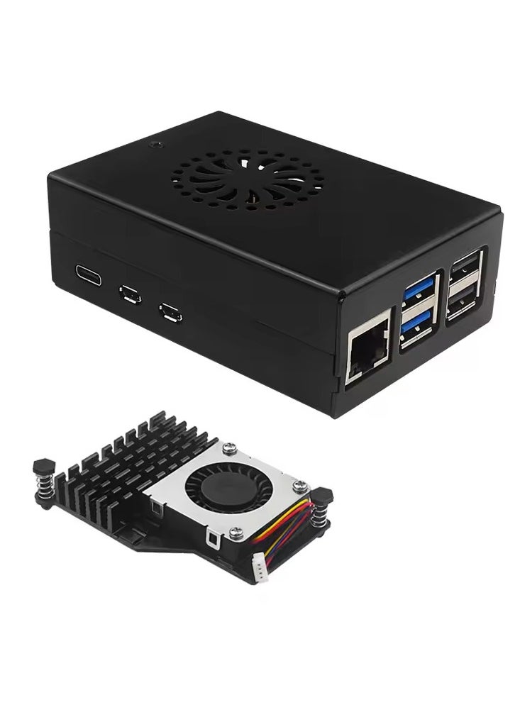 Generic - Raspberry Pi 5 Metal Case With Active Cooler - Image 1