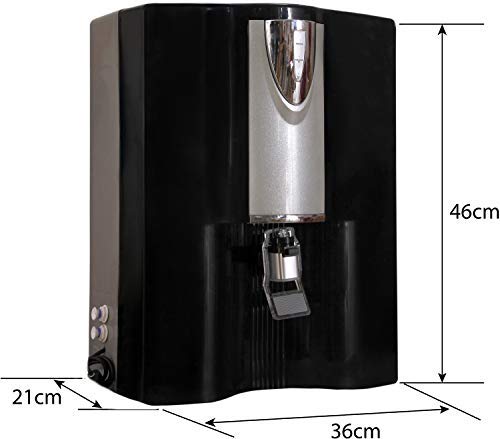Water Purifier Copper 10-Liter RO+UV+CU+ZN Water Purifier (Black Grey) Water Filter for Home for Kitchen (Made in India)-100GPD-3000 TDS  - Image 2
