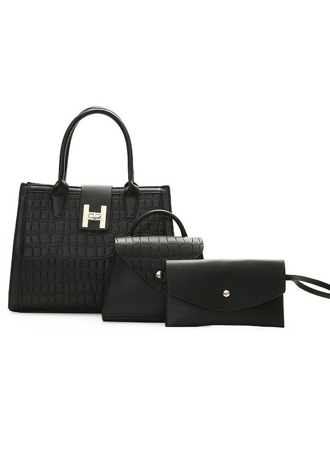 Mark Fairwhale New Large Capacity Handbag Casual Three Piece Set 