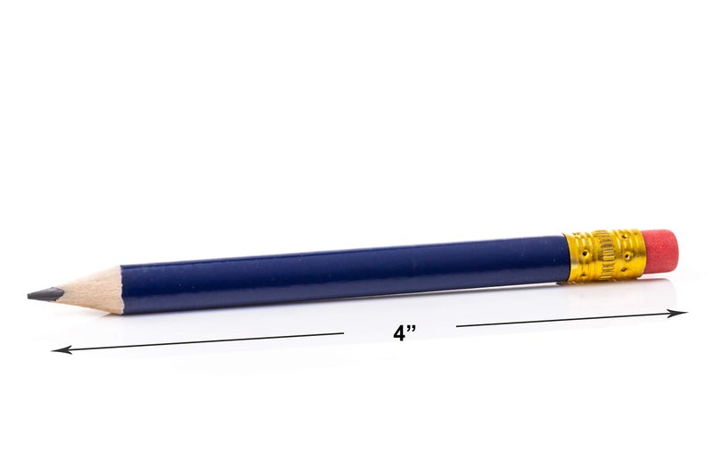 Pencil Buddies Short Triangle Golf Pencils with Erasers, 72 Pack, Small Grip for Preschool, School and Kindergarten Students, Kidâ€™s Writing and Drawing School Supplies, 2 Sharpeners - Image 4