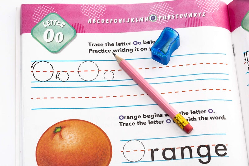 Pencil Buddies Short Triangle Golf Pencils with Erasers, 72 Pack, Small Grip for Preschool, School and Kindergarten Students, Kidâ€™s Writing and Drawing School Supplies, 2 Sharpeners - Image 5