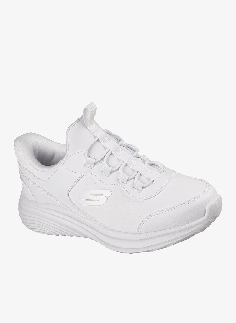 Skechers WHITE SYNTHETIC / WHITE TRIM Kids Bounder Pro for Men | Best Price UAE