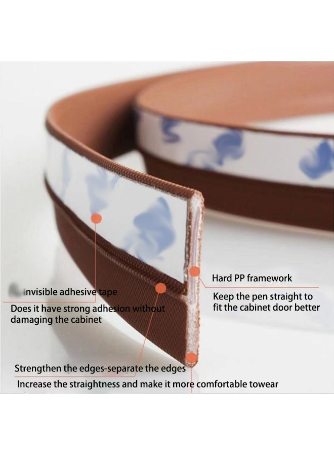 Wardrobe seals Cabinets Cabinets Glass Cabinets Display Cabinet Stops Filling Rubber Strips Door Gap Filling Rubber Strips Cabinet Door Dust Strips are Suitable for Bedrooms, Kitchens, Offices, Bathrooms - Image 2