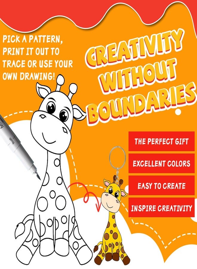 OFNMY 25PCS Printable Shrinky Dink Sheets,White Printable Shrink Paper,Shrinky Dink Kits for Kids with 25 Shrink Plastic Sheets for Inkjet Printer Kids DIY Crafts Mothers Day Gifts,8.3x5.8in/21x14.8cm - Image 4