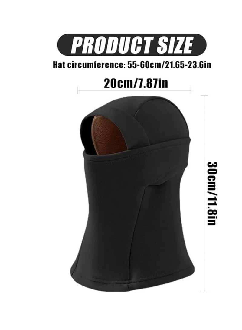 KASTWAVE Balaclava Windproof Ski Mask, Outdoor Sports Face Covers Hat, Winter Thermal Fleece Balaclavas, Mulfifunctional Scarf for Men Women for Motorcycle Skiing Running Biking Unisex  - Image 2