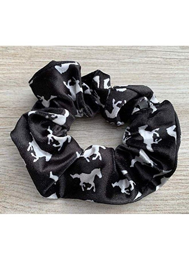 Sportybella - Horse Scrune Horses Hair Accessories Premium Velvet No Crease Horse Hair Elastics Gift For Equestrian - Image 1