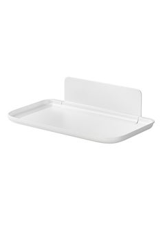HaHaHai 2 Pieces Adhesive Floating Shelves Set, Small Shelf(30x12x1.6cm), Big Shelf(50x12x1.6cm), Bathroom Wall Organizer, Wall Storage Rack for Bathroom, Kitchen, Bedroom, White  - Image 5