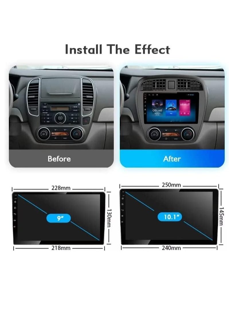 AVT - 9" Inch Android Screen For Car 1GB RAM 32GB ROM Full HD Touch Screen Display Built In Bluetooth 2 USB  WiFi  With Backup Camera Included - Image 1